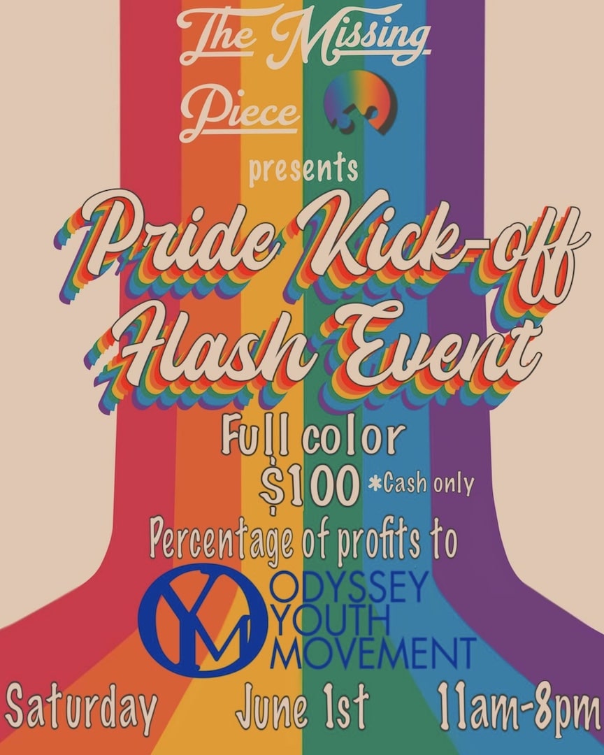The Missing Piece Tattoo Pride Kick-off Flash Event Spokane Washington